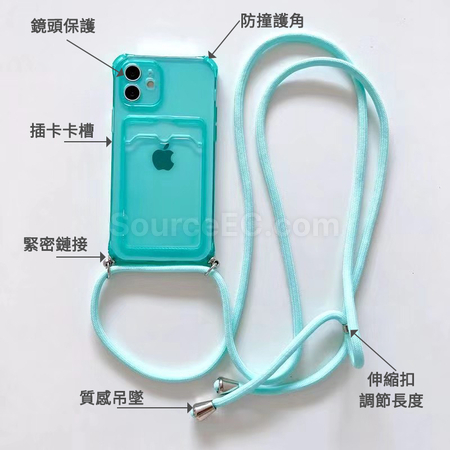 礼品订购可插卡TPU挂绳手机壳广告