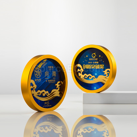 礼品订购水晶奖座广告