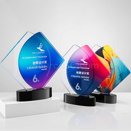 礼品订购水晶奖座广告