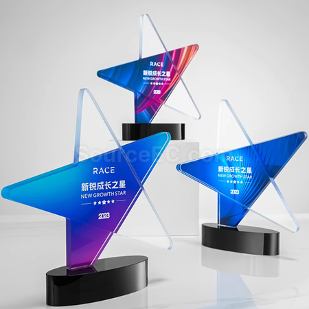 礼品订购水晶奖座广告