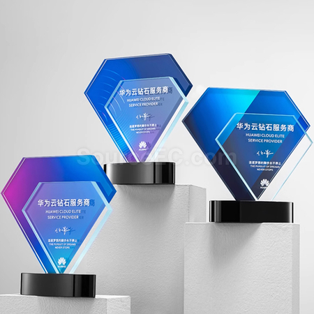 礼品订购水晶奖座广告