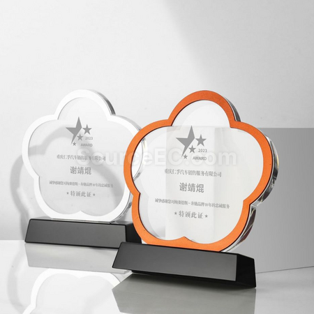 礼品订购水晶奖座广告