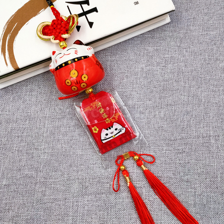 礼品订购招财猫挂饰 广告