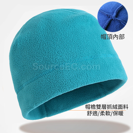 礼品订购抓绒毛线帽广告