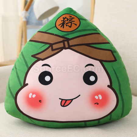 礼品订购粽子抱枕广告