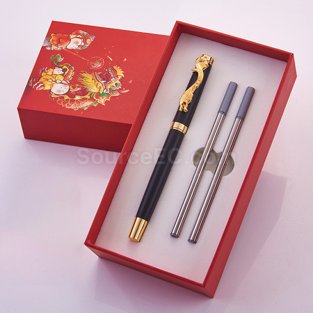 礼品订购复古金属笔广告