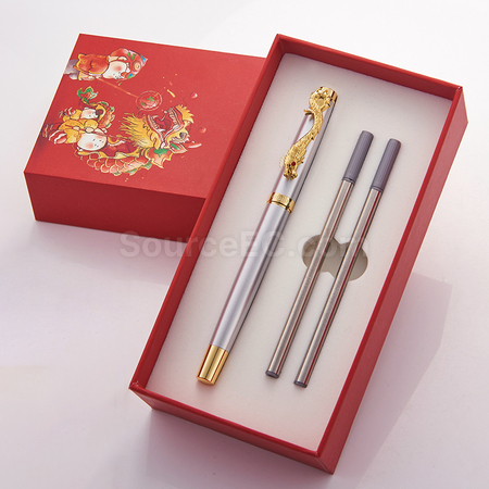 礼品订购复古金属笔广告