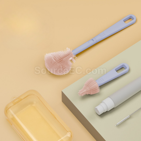 礼品订购婴儿便携奶瓶刷套装广告