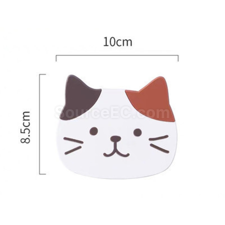礼品订购猫咪杯垫广告