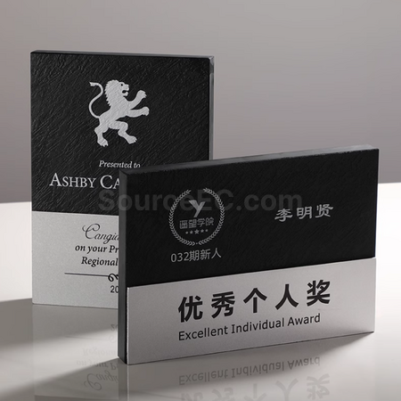 礼品订购大理石奖座广告