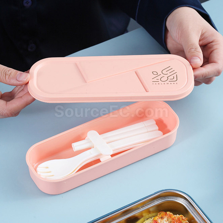礼品订购便携餐具3件组广告