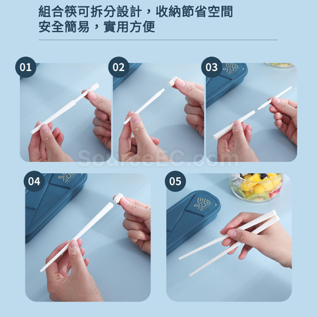 礼品订购便携餐具3件组广告