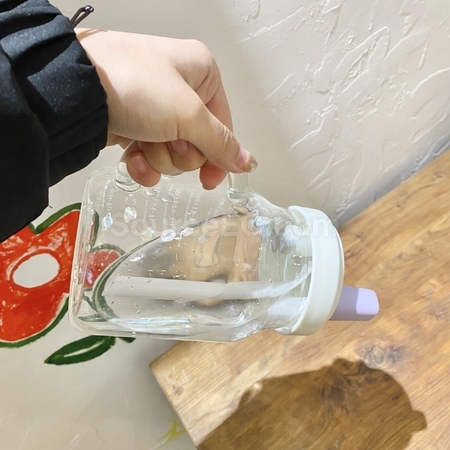 礼品订购珍珠奶茶玻璃杯广告