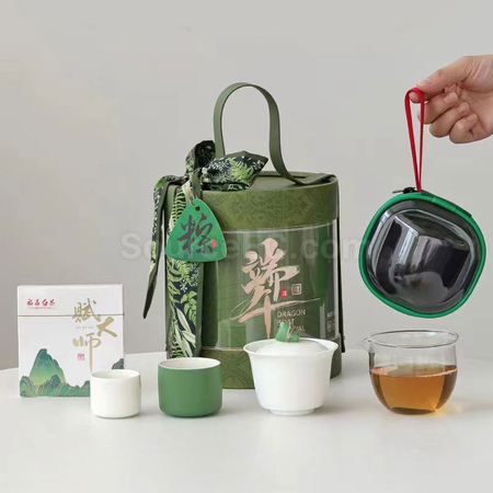礼品订购旅行茶具套装广告