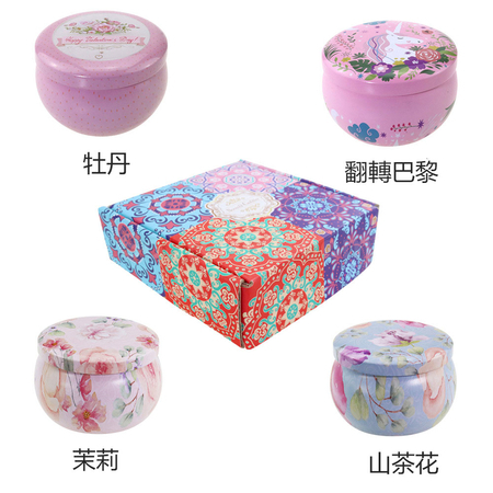 礼品订购浪漫香熏蜡烛礼盒组广告