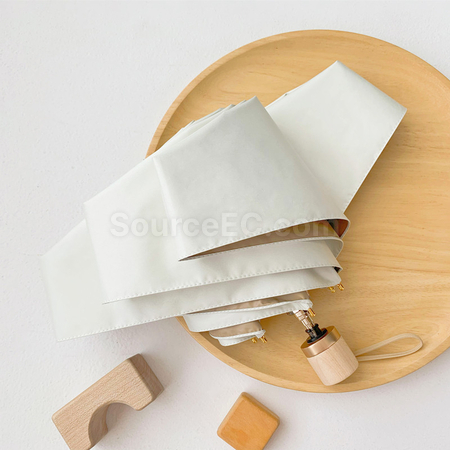 礼品订购小巧便捷五摺迷你晴雨兩用傘广告