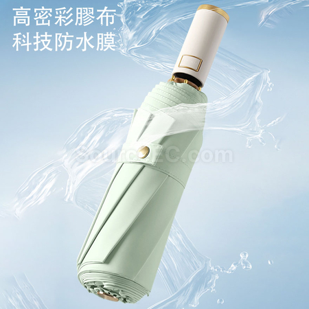 礼品订购双层自动金杆折叠伞广告