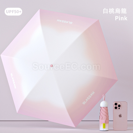礼品订购高颜值晴雨两用伞广告