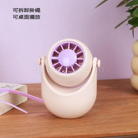 礼品订购USB挂脖风扇广告