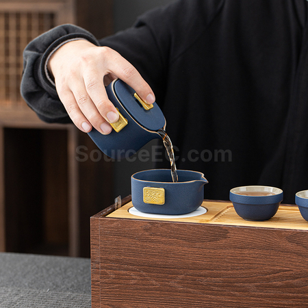 礼品订购旅行茶具套裝广告
