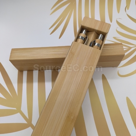 礼品订购竹木杆触控头圆珠笔广告