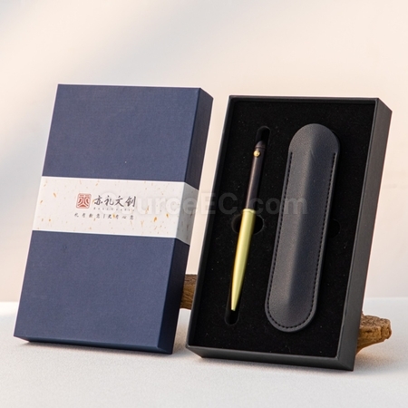 礼品订购铜木质商务签字笔广告