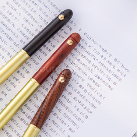 礼品订购铜木质商务签字笔广告
