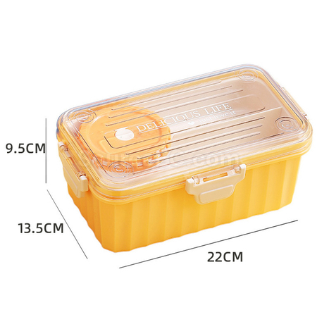 礼品订购透明沙拉饭盒广告