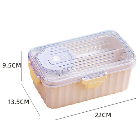 礼品订购透明沙拉饭盒广告
