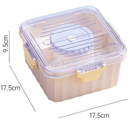 礼品订购透明沙拉饭盒广告