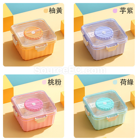 礼品订购透明沙拉饭盒广告