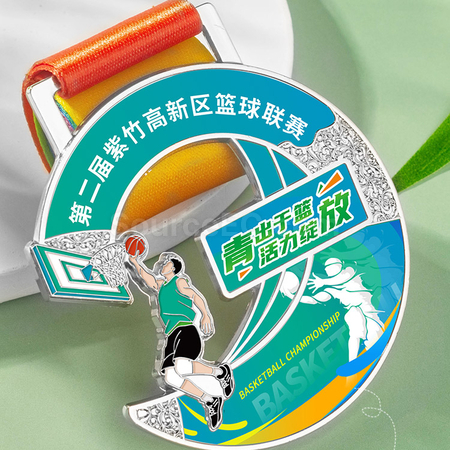礼品订购篮球金属奖牌广告