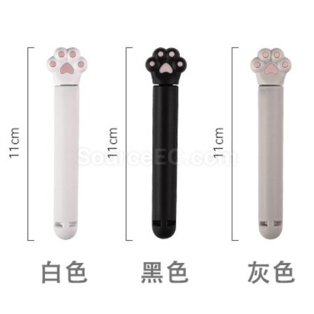 礼品订购猫爪零食封口夹广告
