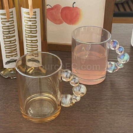 礼品订购泡泡手柄玻璃杯广告