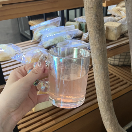 礼品订购泡泡手柄玻璃杯广告