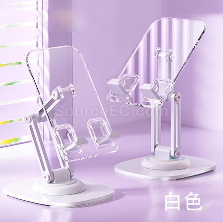 礼品订购旋转透明手机平板支架广告