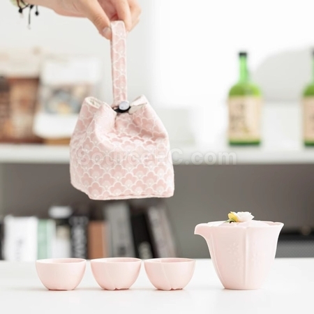 礼品订购旅行茶具套装广告