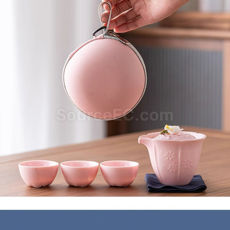 礼品订购旅行茶具套装广告
