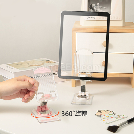 礼品订购旋转透明手机平板支架广告