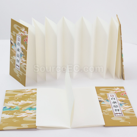 礼品订购风琴本折页册广告
