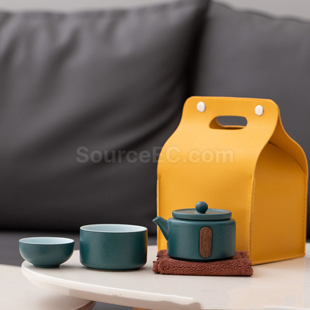 礼品订购手提便携旅行茶具套装广告