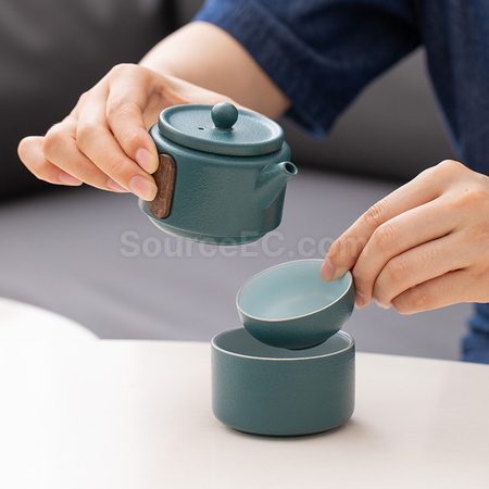 礼品订购手提便携旅行茶具套装广告