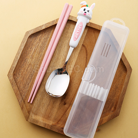 礼品订购不锈钢餐具套装广告