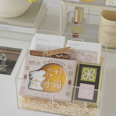 礼品订购中秋月饼造型香氛蜡烛礼盒广告