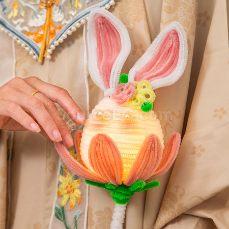 礼品订购中秋diy兔子灯（需自行组装）广告