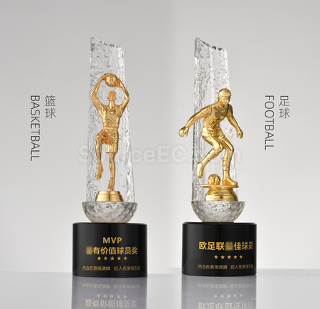 礼品订购水晶奖杯广告