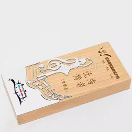 礼品订购木奖座广告