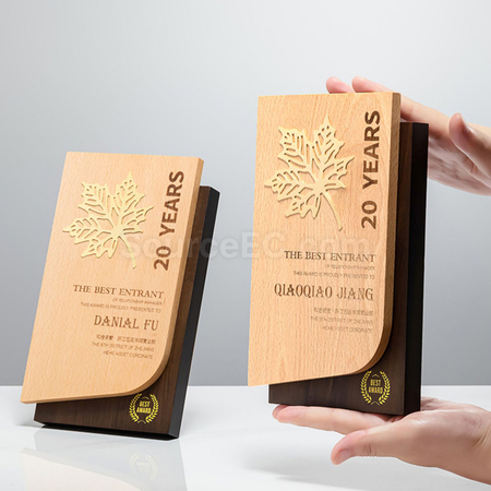 礼品订购木奖牌广告