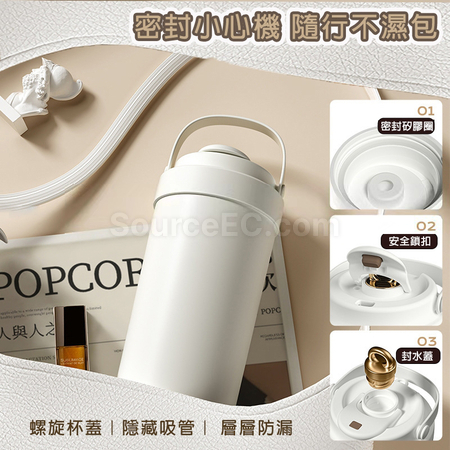 礼品订购316不锈钢内胆/陶瓷内胆提手保温杯广告