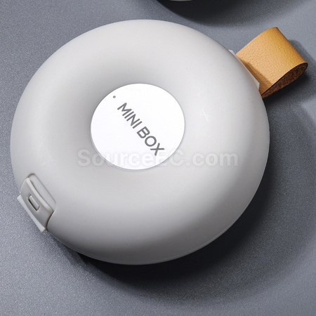 礼品订购便携挂绳分格翻盖密封药盒广告
